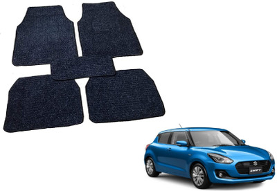 MOCKHE Fabric Standard Mat For  Maruti Suzuki New Swift(Black)
