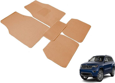 MOCKHE Fabric Standard Mat For  Jeep Compass(Beige)