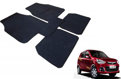 MOCKHE Fabric Standard Mat For  Maruti Suzuki Alto K10(Black)