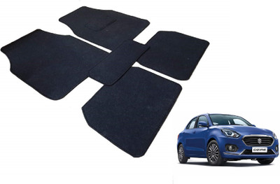 MOCKHE Fabric Standard Mat For  Maruti Suzuki Swift Dzire(Black)