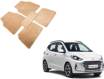 MOCKHE Fabric Standard Mat For  Hyundai Grand i10 Nios(Beige)