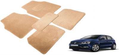 MOCKHE Fabric Standard Mat For  Volkswagen Polo(Beige)