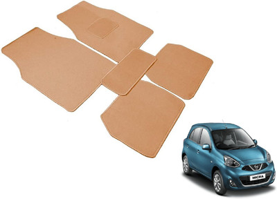 MOCKHE Fabric Standard Mat For  Nissan Micra(Beige)
