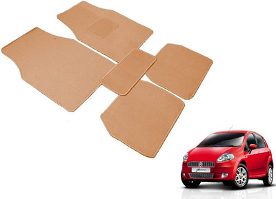 Auto Hub Fabric Standard Mat For  Fiat Punto(Beige)
