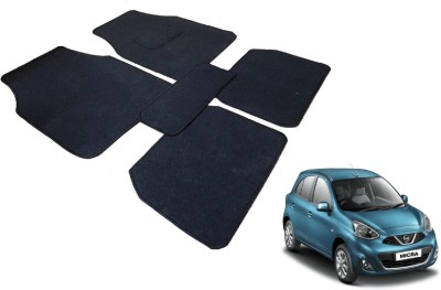 MOCKHE Fabric Standard Mat For  Nissan Micra(Black)