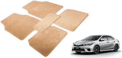MOCKHE Fabric Standard Mat For  Toyota Corolla Altis(Beige)