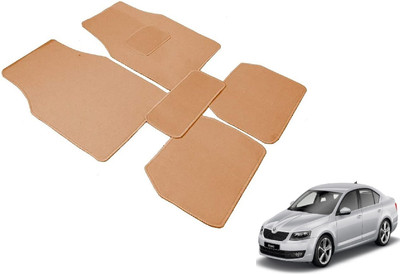 MOCKHE Fabric Standard Mat For  Skoda Octavia(Beige)