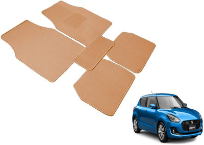 MOCKHE Fabric Standard Mat For  Maruti Suzuki New Swift(Beige)