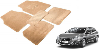 Auto Hub Fabric Standard Mat For  Maruti Suzuki S-Cross(Beige)