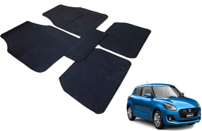 Auto Hub Fabric Standard Mat For  Maruti Suzuki New Swift(Black)