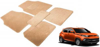 Auto Hub Fabric Standard Mat For  Mahindra KUV100(Beige)