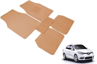 Auto Hub Fabric Standard Mat For  Renault Fluence(Beige)