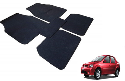 Auto Hub Fabric Standard Mat For  Mahindra Logan(Black)