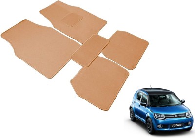 MOCKHE Fabric Standard Mat For  Maruti Suzuki Ignis(Beige)