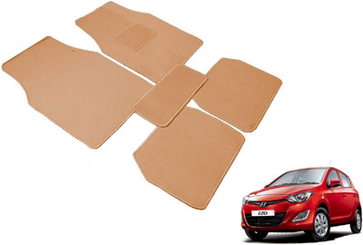 Auto Hub Fabric Standard Mat For  Hyundai i20(Beige)