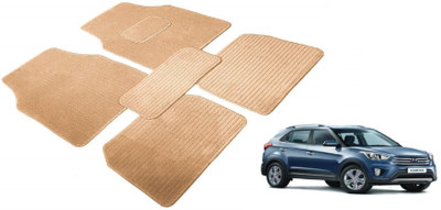 MOCKHE Fabric Standard Mat For  Hyundai Creta(Beige)