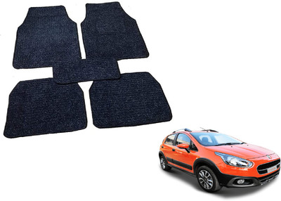 Auto Hub Fabric Standard Mat For  Fiat Avventura(Black)