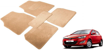 MOCKHE Fabric Standard Mat For  Hyundai i20(Beige)