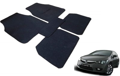 Auto Hub Fabric Standard Mat For  Honda Civic(Black)