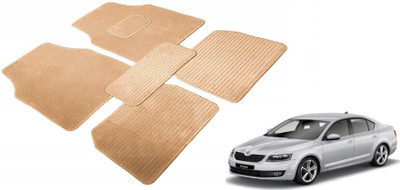 MOCKHE Fabric Standard Mat For  Skoda Octavia(Beige)