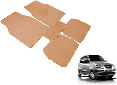 Auto Hub Fabric Standard Mat For  Hyundai Santro(Beige)