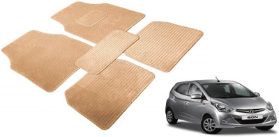 Auto Hub Fabric Standard Mat For  Hyundai Eon(Beige)