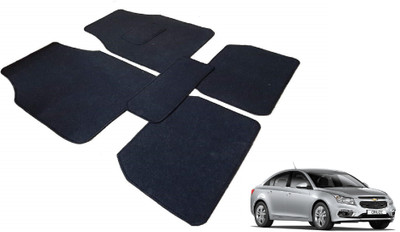 Auto Hub Fabric Standard Mat For  Chevrolet Cruze(Black)