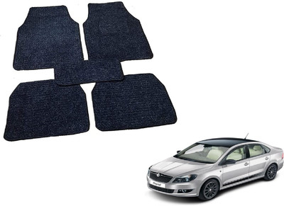 MOCKHE Fabric Standard Mat For  Skoda Rapid(Black)
