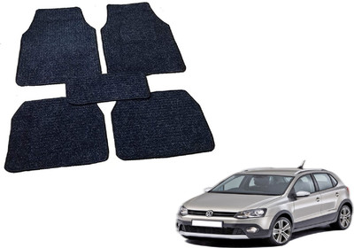 MOCKHE Fabric Standard Mat For  Volkswagen Polo(Black)