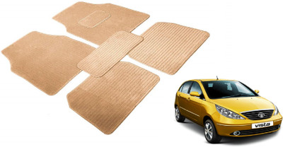 Auto Hub Fabric Standard Mat For  Tata Indica Vista(Beige)