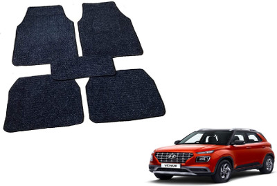 Auto Hub Fabric Standard Mat For  Hyundai Venue(Black)