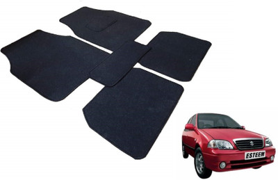 Auto Hub Fabric Standard Mat For  Maruti Suzuki Esteem(Black)