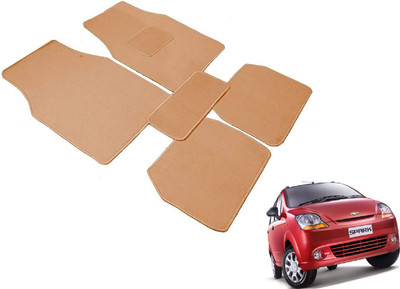 MOCKHE Fabric Standard Mat For  Chevrolet Spark(Beige)