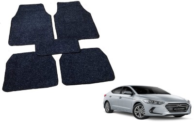 Auto Hub Fabric Standard Mat For  Hyundai Elantra(Black)