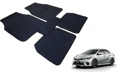 MOCKHE Fabric Standard Mat For  Toyota Corolla Altis(Black)