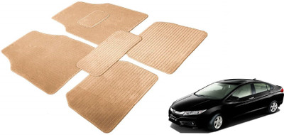Auto Hub Fabric Standard Mat For  Honda City i-Vtec(Beige)