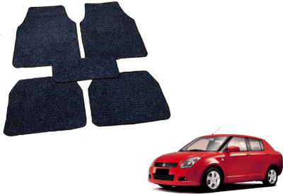 MOCKHE Fabric Standard Mat For  Maruti Suzuki Swift Dzire(Black)