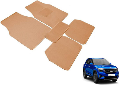 MOCKHE Fabric Standard Mat For  Kia Seltos(Beige)