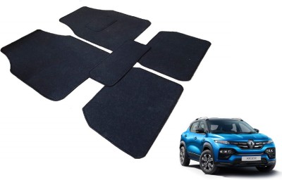 Auto Hub Fabric Standard Mat For  Renault Kiger(Black)