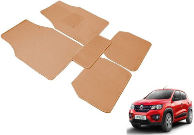 Auto Hub Fabric Standard Mat For  Renault Kwid(Beige)