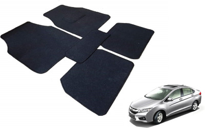 Auto Hub Fabric Standard Mat For  Honda City i-Dtec(Black)