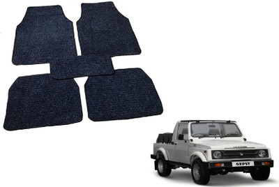 MOCKHE Fabric Standard Mat For  Maruti Suzuki Gypsy(Black)