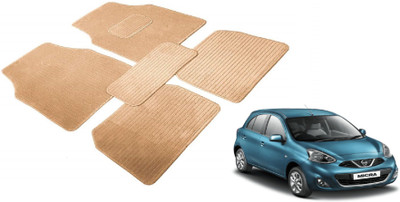 MOCKHE Fabric Standard Mat For  Nissan Micra(Beige)