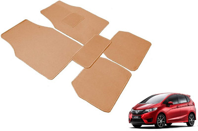 MOCKHE Fabric Standard Mat For  Honda Jazz(Beige)