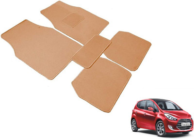 MOCKHE Fabric Standard Mat For  Hyundai Santro(Beige)