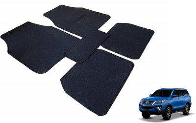 MOCKHE Fabric Standard Mat For  Toyota New Fortuner(Black)