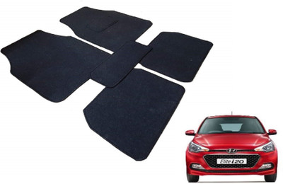 Auto Hub Fabric Standard Mat For  Hyundai Elite i20(Black)
