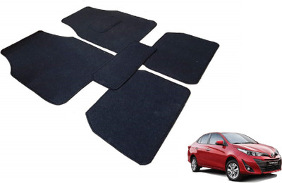 MOCKHE Fabric Standard Mat For  Toyota Yaris(Black)
