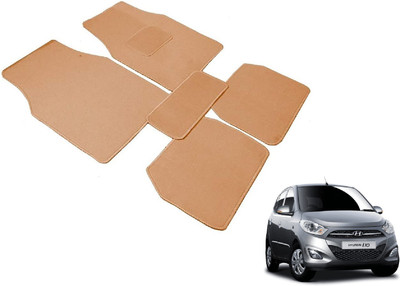MOCKHE Fabric Standard Mat For  Hyundai i10(Beige)