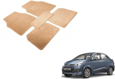 MOCKHE Fabric Standard Mat For  Hyundai Xcent(Beige)